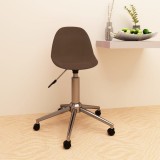 Cumpara ieftin Scaun de birou pivotant, maro, material textil