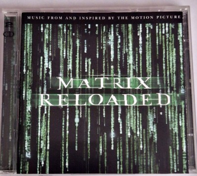 Various &amp;lrm;&amp;ndash; The Matrix Reloaded (Music From And Inspired By The Motion Picture) NM / NM cd Maverick EU 2003 foto