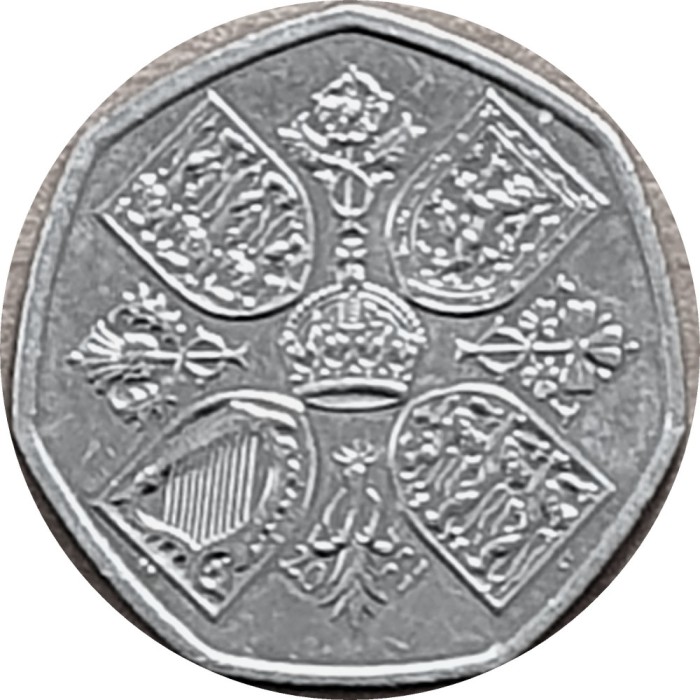 Marea Britanie moneda comemorativa 50 Pence 2022 Charles - aUNC