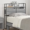 VidaXL Tăblie de depozitare sonoma gri 80 cm Lemn compozit