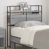 vidaXL Tăblie de depozitare sonoma gri 90 cm Lemn compozit