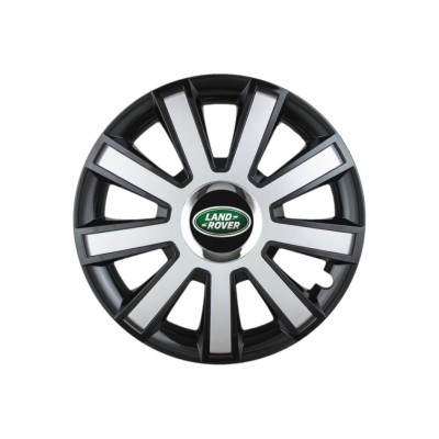 Set 4 capace roti Flash Gri-Negru R14 pentru gama auto Land Rover foto