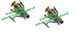 Set 2 Mulinete Pescuit Diamant Alb KT6000A Baitrunner, 10 Rulmenti, Tambur Rezerva, Maner Metalic