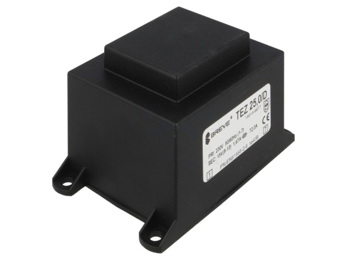 Transformator &Icirc;ncapsulat 25VA 230V 15V PCB
