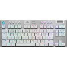 LOGITECH G915 X LIGHTSPEED Wireless Gaming Keyboard - WHITE - US INTL - 2.4GHZ/BT - EMEA28i-935 - TACTILE &amp;quot;920-012690&amp;quot; (timbru verde 0.8 lei