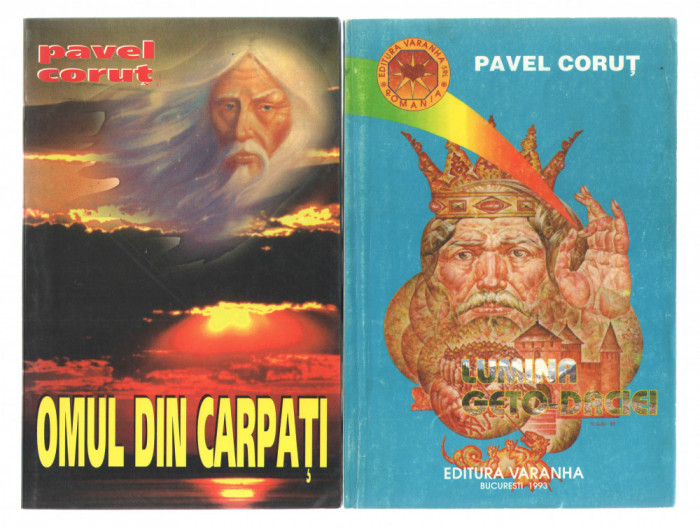 Pavel Corut - set 5 titluri: Omul din Carpati/Lumina Geto-Daciei/Balada... etc.