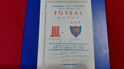 program Jiul - ASA Tg. Mures foto