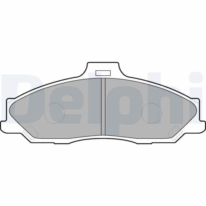 DELPHI LP1555 set placute frana,frana disc