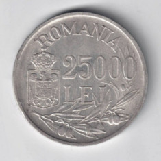 ROMANIA 25000 25 000 LEI 1946 ARGINT STARE EXCELENTA