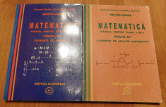 Manuale matematica clasa XII de Mircea Ganga (2 vol) 2007 foto