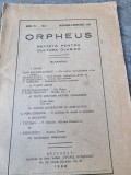 Orpheus Revista pentru Cultura Clasica - Anul IV Nr. 1 Ianuarie-Februarie 1928