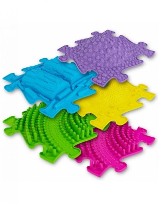 Covoras ortopedic senzorial puzzle Set 3D E-tins A Muffik foto