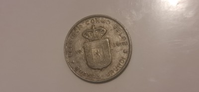 Congo Belgian - 1 franc 1958 foto