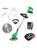 Motocoasa electrica, Masina de tuns iarba, cu 2 acumulatori, 48V, 6500 Mah, 120 cm