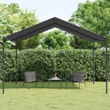 Cort pavilion, antracit, 4x3 m, otel si material textil