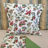 Set 2 Fete de Perne Vintage, Decorative din bumbac cu model floral imprimat