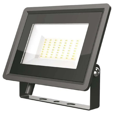 Reflector LED SMD 50W 4300lm alb rece 6500K IP65 negru V-tac foto