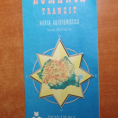 romania tranzit - harta autoturistica - perioada comunista
