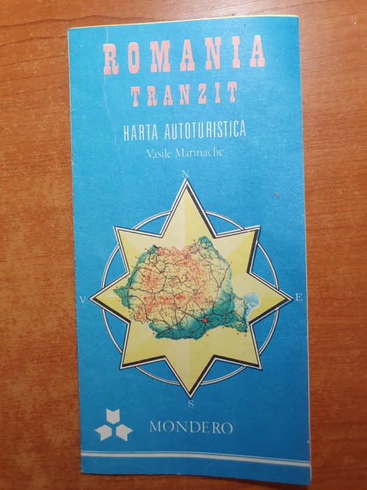 romania tranzit - harta autoturistica - perioada comunista