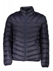 Jacheta matlasata barbati, cu 2 buzunare exterioare, fara gluga, logo, bleumarin, S