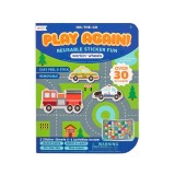 Cumpara ieftin Set planse si jocuri cu abtibilduri repozitionabile - Vehicule, Ooly