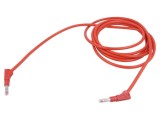 Cablu măsurare 45A 600V 3,05m mufă banană 4mm roșu MUELLER ELECTRIC