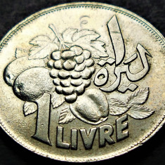 Moneda FAO 1 LIVRE / LIRAH - LIBAN, anul 1968 *cod 1979 - rara