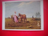 HOPCT 23501 PRIMAVARA LA ARAT - A G VENETIANOV 1780-1847 --MUZEE RUSIA - CP PICTURA --NECIRCULATA
