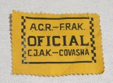 FANION Emblema - matricola - ecuson - OFICIAL - ACR - FRAK - CJAK - Covasna