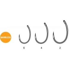 Carlige CARP SPIRIT Round Curve Barbless Nr.2, 10buc/plic foto