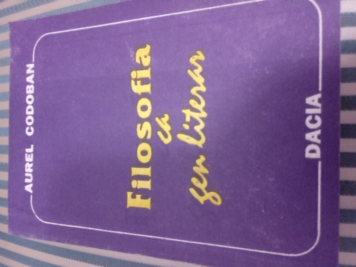 Aurel Codoban Filosofia ca gen literar