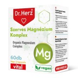 Capsule vegane magneziu organic Dr Herz 60 buc