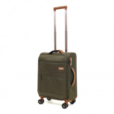 Troler Ella Icon Atena Verde Textil 55X36X22 cm ComfortTravel Luggage