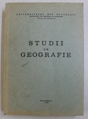 STUDII DE GEOGRAFIE , 1978 foto