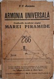 Armonia universala. Concluziile descifrarii enigmei Marei Piramide &ndash; V. V. Moisescu (coperta putin uzata)