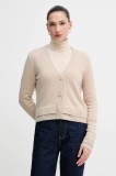 Sisley cardigan din amestec de l&acirc;nă culoarea bej, light, 122WL602S