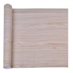 Autocolant Mobilă PVC, Model Lemn, Culoare Gri, Dimensiuni 150x45cm