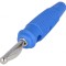 Mufă Banană 4mm Albastră 16A 60VDC