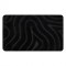 Covor baie SUPREME WAVES, valuri, anti-alunecare, moale - negru, 60x100 cm