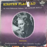 Disc vinil, LP. Kindertotenlieder - Lieder Eines Fahrenden Gesellen-Mahler, Kirsten Flagstad, The Vienna Philhar