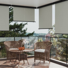 vidaXL Copertină laterală de balcon, gri, 165 x 250 cm