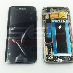 LCD+Touchscreen cu Rama Samsung Galaxy S7 edge / G935F BLACK original