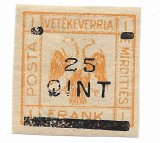Albania - Marci Mirdita, supratipar 25 QINT, 1921 - neobliterat