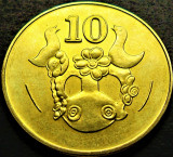 Cumpara ieftin Moneda exotica 10 CENTI - CIPRU, anul 2002 * cod 1928 A = UNC din FASIC, Europa