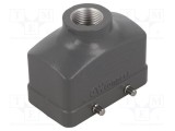 Carcasă metalică MOLEX HDC 10B pentru conectori, cablu drept M20