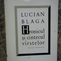 Hronicul Si Cantecul Varstelor - Lucian Blaga