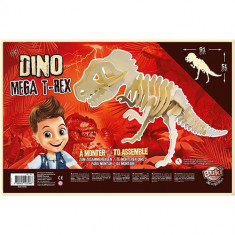 Puzzle 3D Buki France Dino T-Rex Gigant din Lemn foto