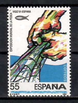 Spania 1991 - Expoziție mondială de pescuit, MNH foto