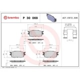 Placute frana Hyundai I20 I (Pb Pbt) 08.08-12.15, Fata, BREMBO