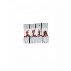Set 4 martisoare tip brosa cu diferite modele colorate pentru 1 si 8 martie
